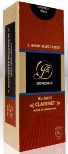 Gonzalez Regular Cut (RC) Bb Bass-Clarinet 5 Reeds