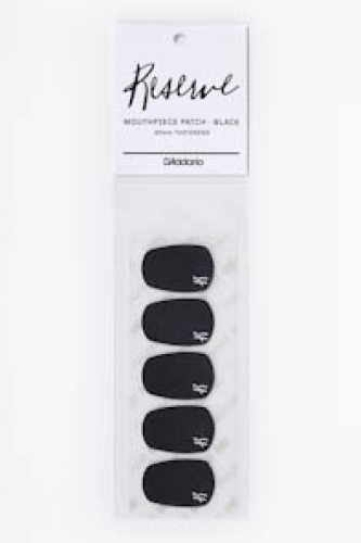Daddario Reserve Mundstück Bißplatten (0,80 mm dick) schwarz