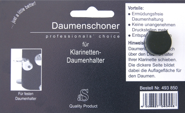 A&S Daumenschoner Klarinette