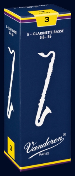 Vandoren Traditionell Bass Klarinette Einzelblatt