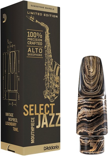 Daddario Select Jazz Alto Saxophon Mundstück Sandstone Marble D6M Limited Edition