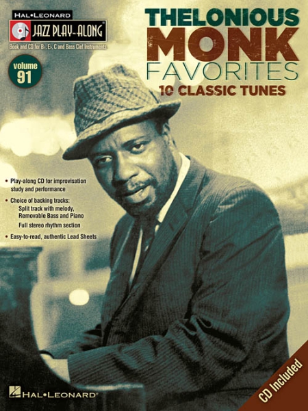 Jazz Play-Along Volume 91 Thelonious Monk Favorites