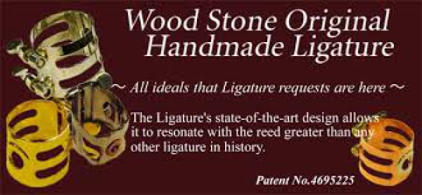 Wood Stone Ligature Meyer Rubber Brass Alto Sax